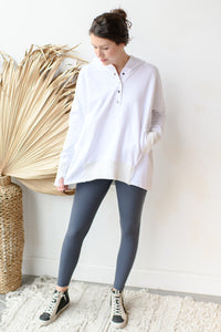 mode, french terry  oversized hoodie