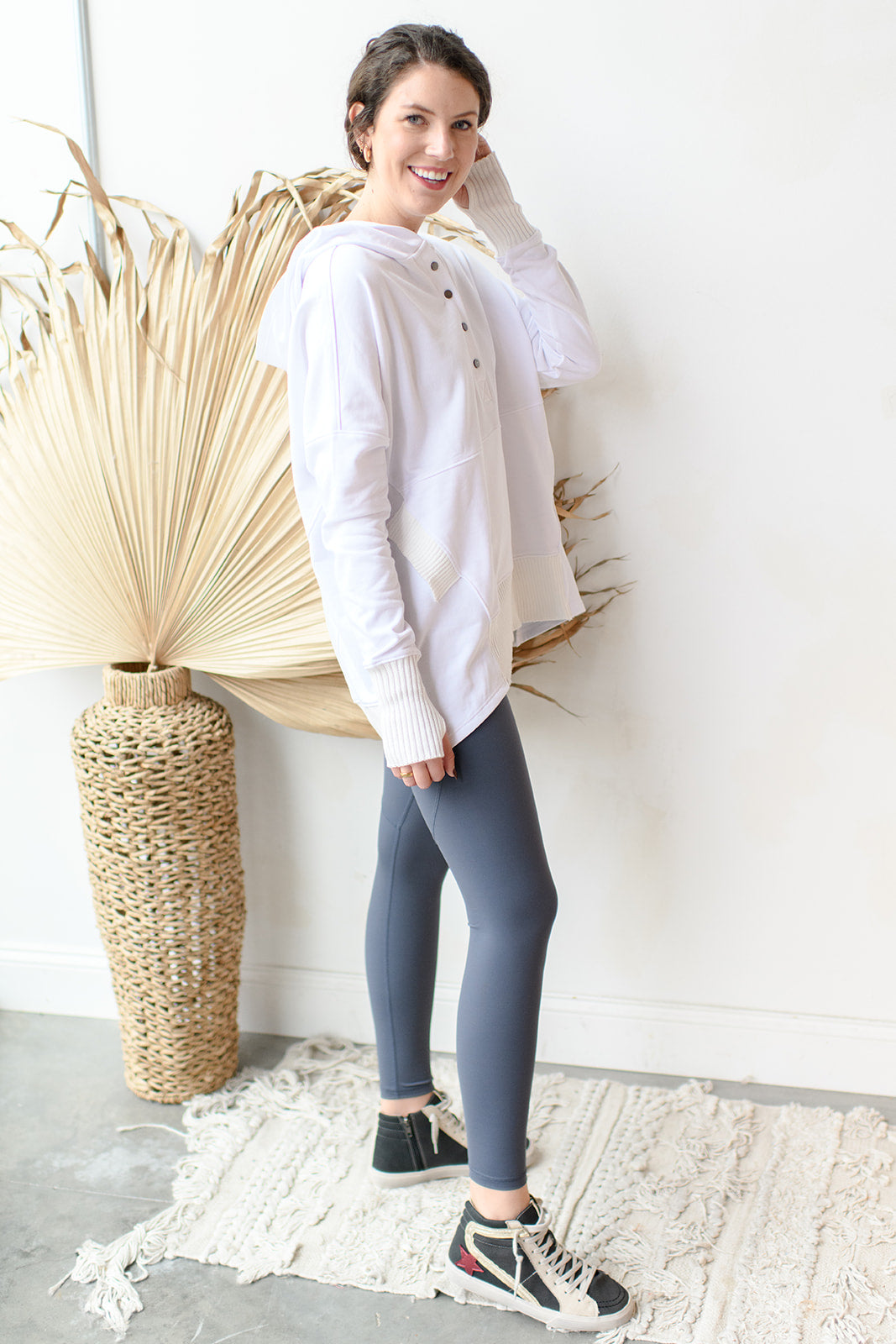 mode, french terry  oversized hoodie