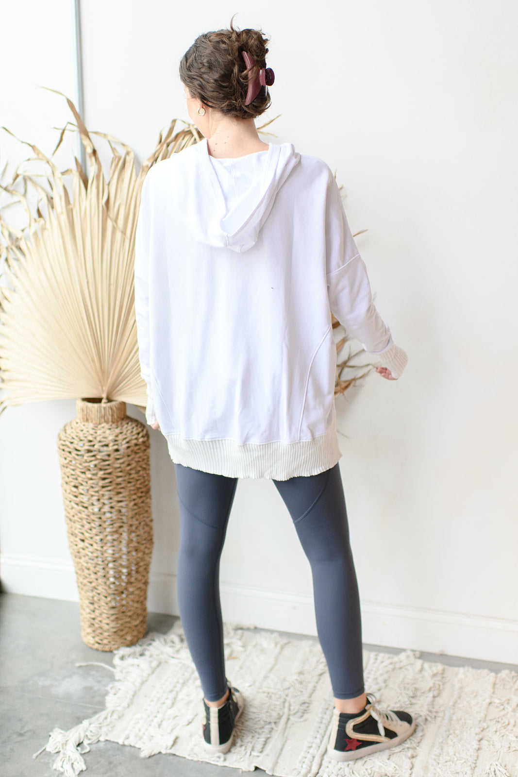 mode, french terry  oversized hoodie
