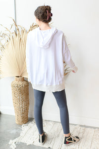 mode, french terry  oversized hoodie