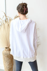 mode, french terry  oversized hoodie