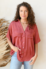 mode, satin boxy tunic top