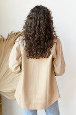 mode, vegan leather shacket