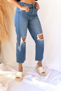 mode, pleaser high rise wide ankle jeans