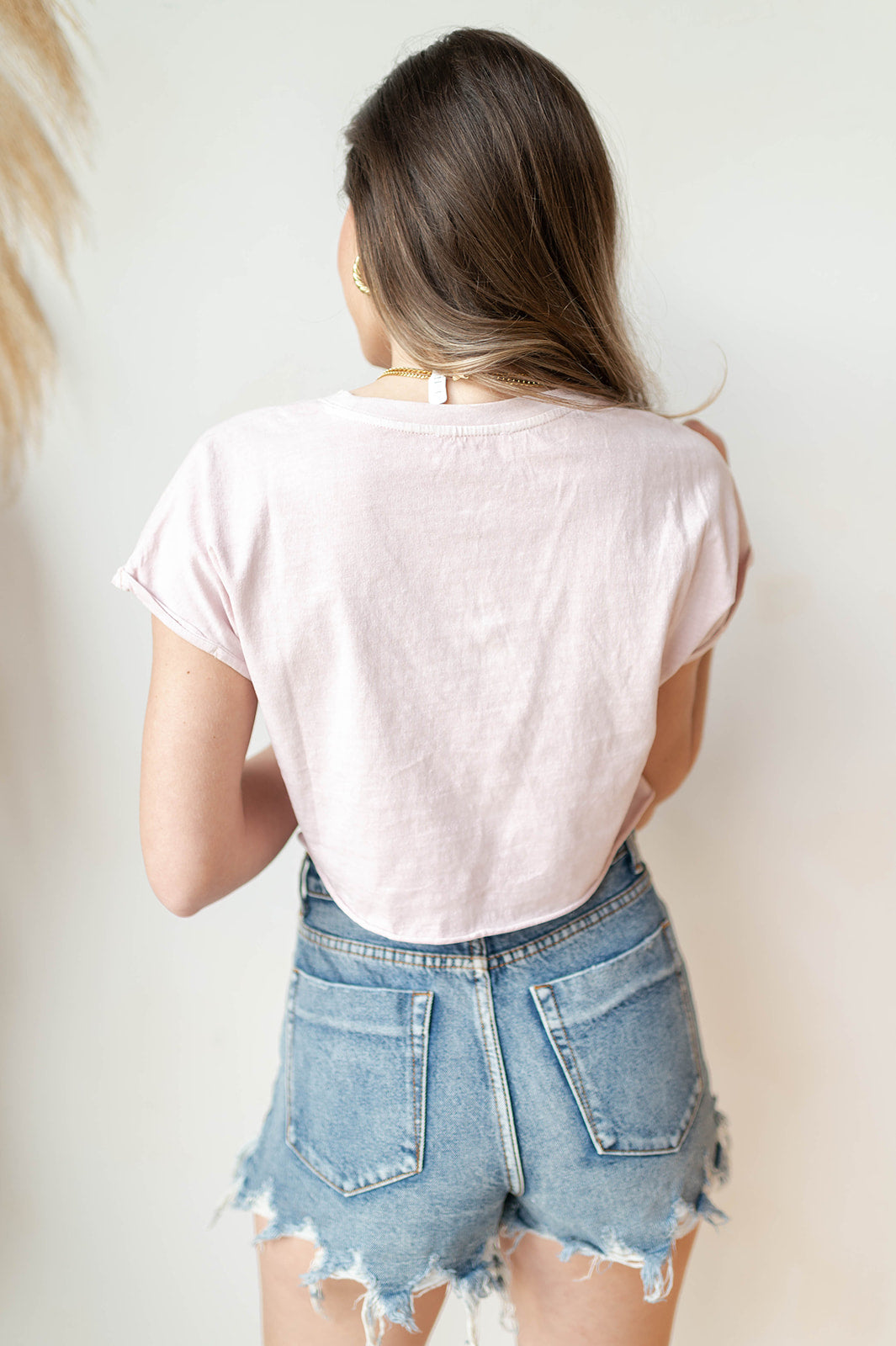 mode, bff cropped tee