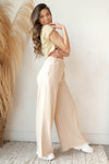 mode, wide leg sweat pants