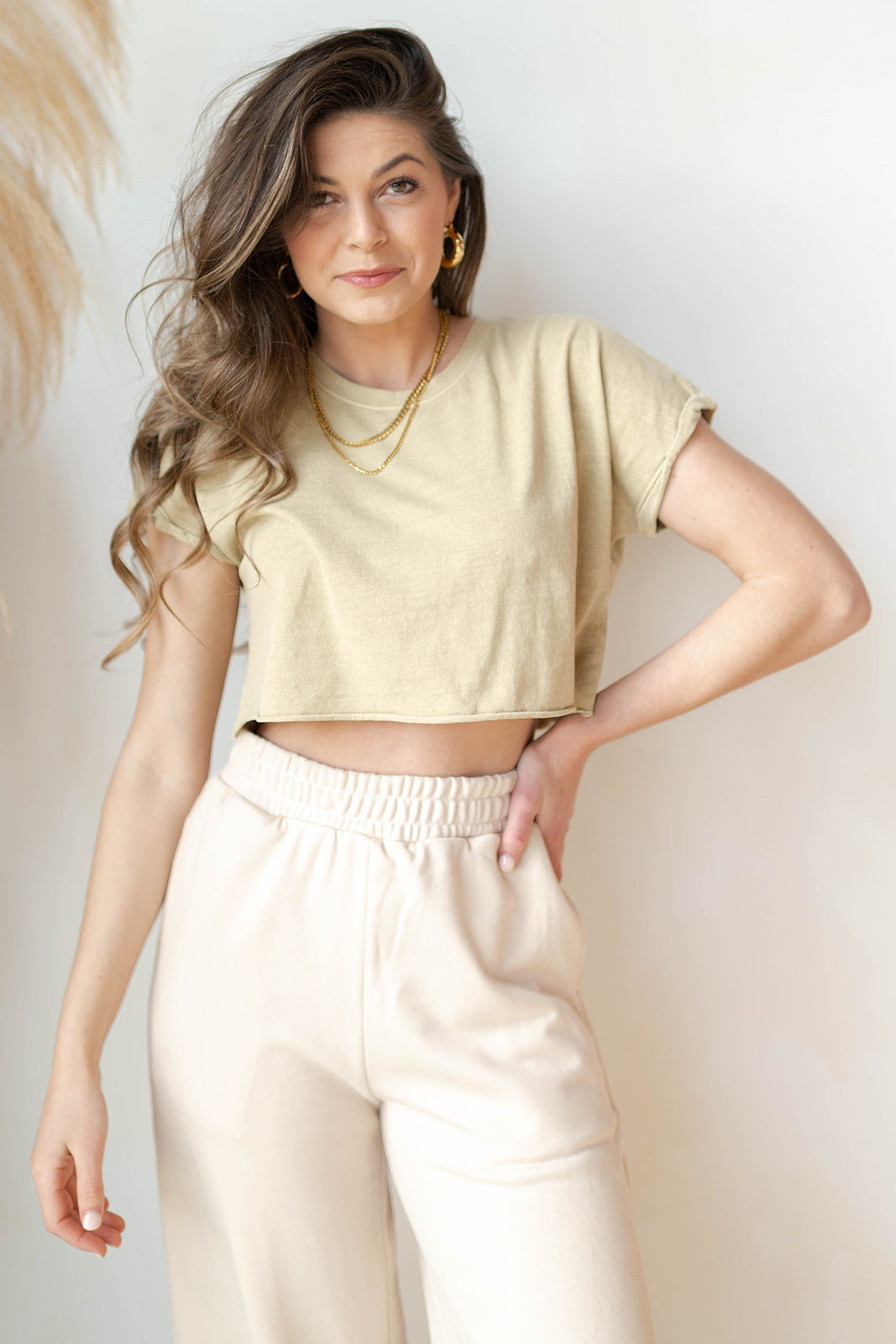 mode, bff cropped tee