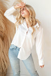 mode, slow down button blouse