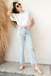 spice it up elastic hem tee
