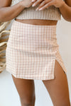 mode, on my way plaid skirt