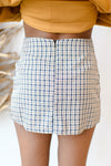 mode, on my way plaid skirt
