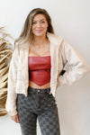 mode, chill factor sherpa hoodie jacket