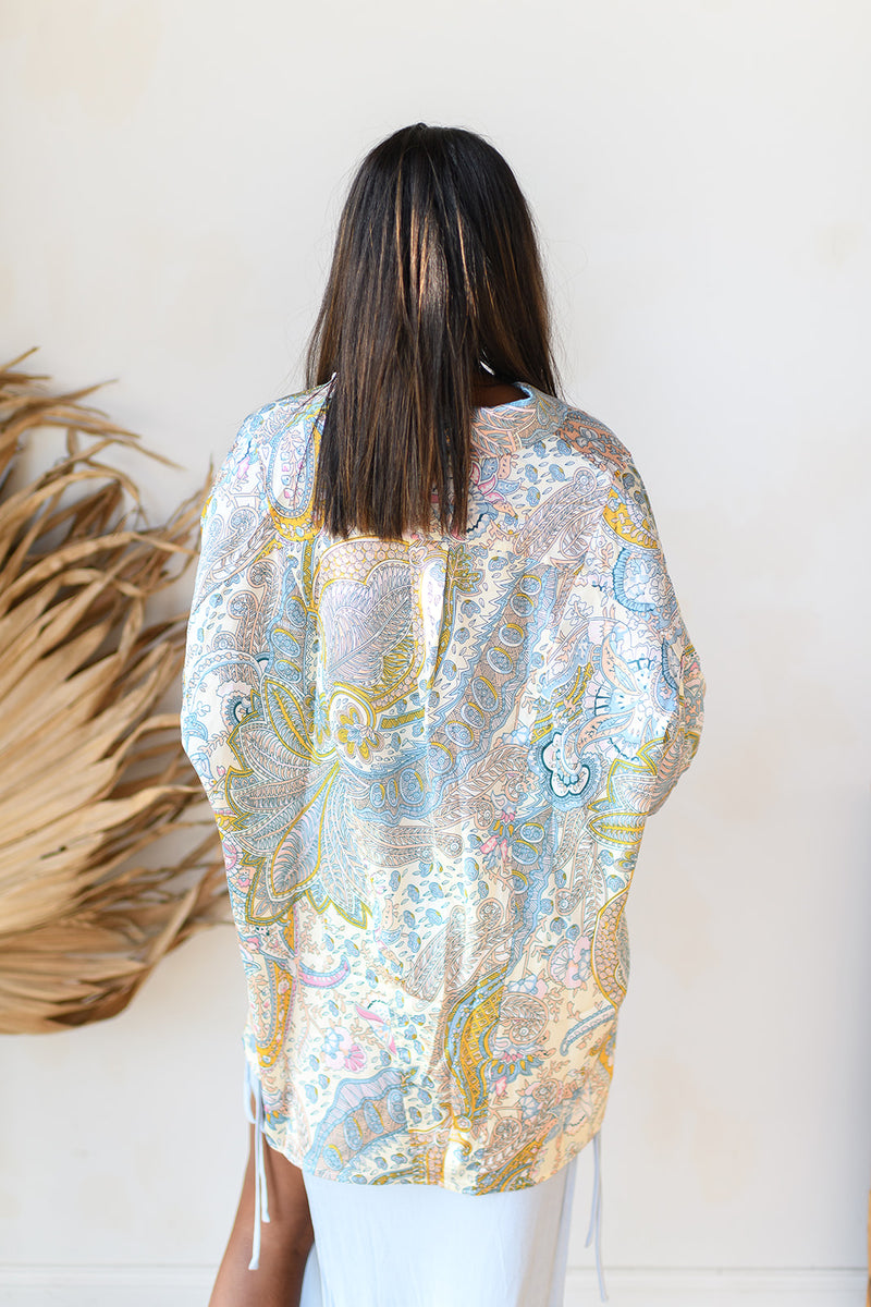 mode, the Becca satin shirt