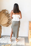 mode, heaven sent poplin top
