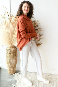 mode, french terry  oversized hoodie