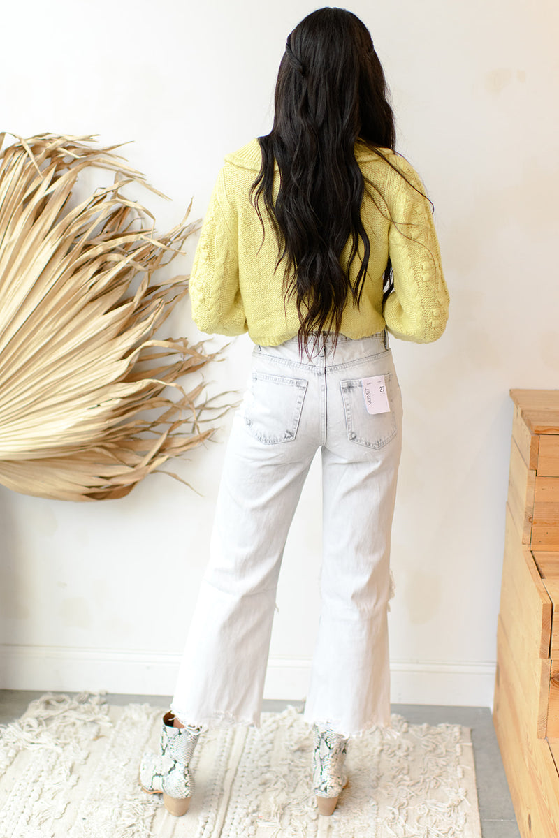 mode, mellow yellow sweater