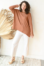 mode, rib hachi oversize top