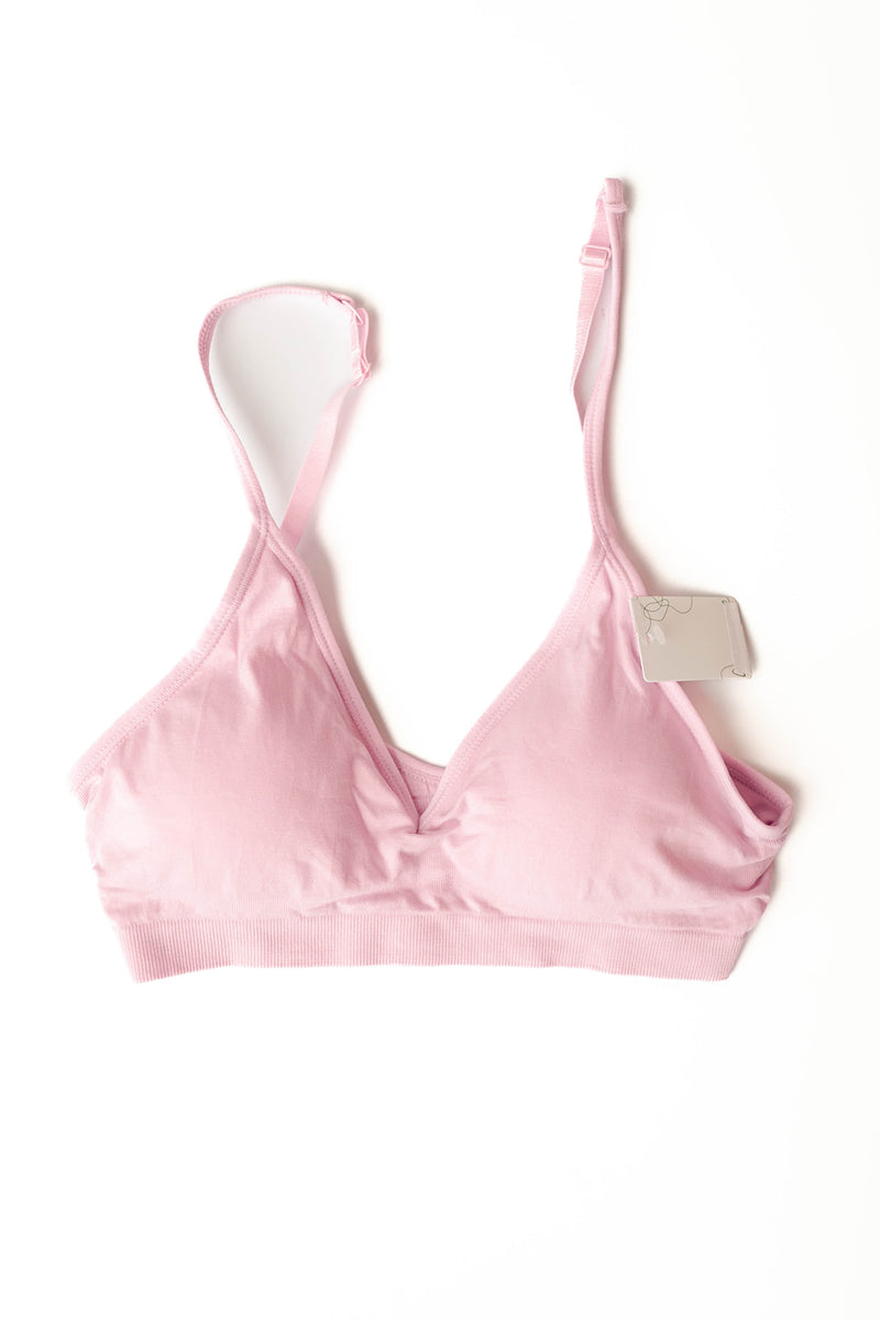 mode, seamless v-neck bra