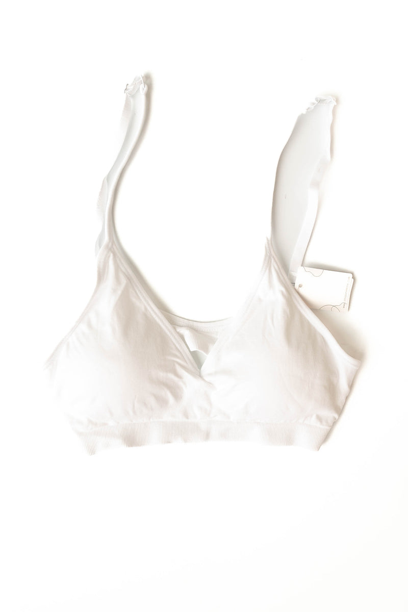 mode, seamless v-neck bra