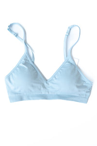 mode, seamless v-neck bra