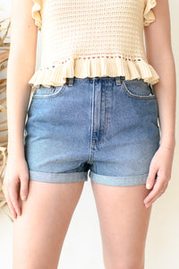 mode, fiona denim shorts