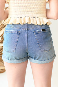 mode, fiona denim shorts