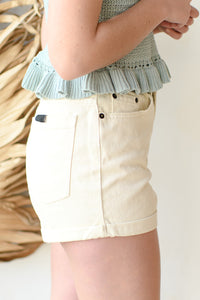 mode, fiona denim shorts