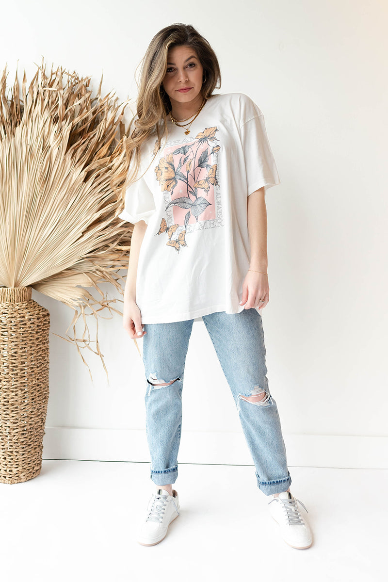mode, dreamer butterfly tee