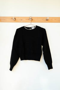 mode, carlota pearl sweater