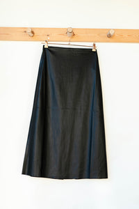 mode, daryn faux leather skirt