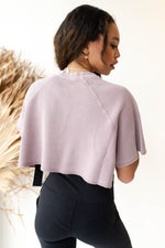 mode, waffled crop tee
