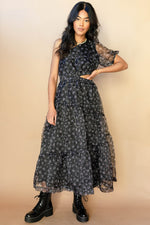 mode, aya cut out midi dress