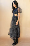 mode, aya cut out midi dress
