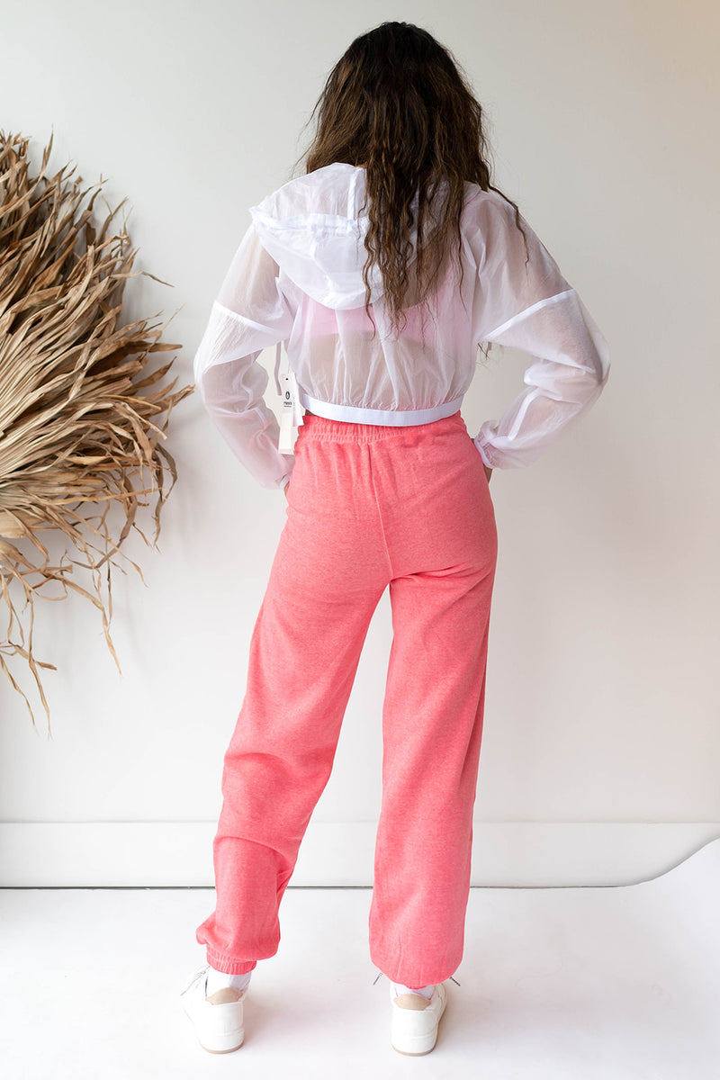 mode, nylon cropped windbreaker