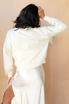 mode, iris tassel sweater