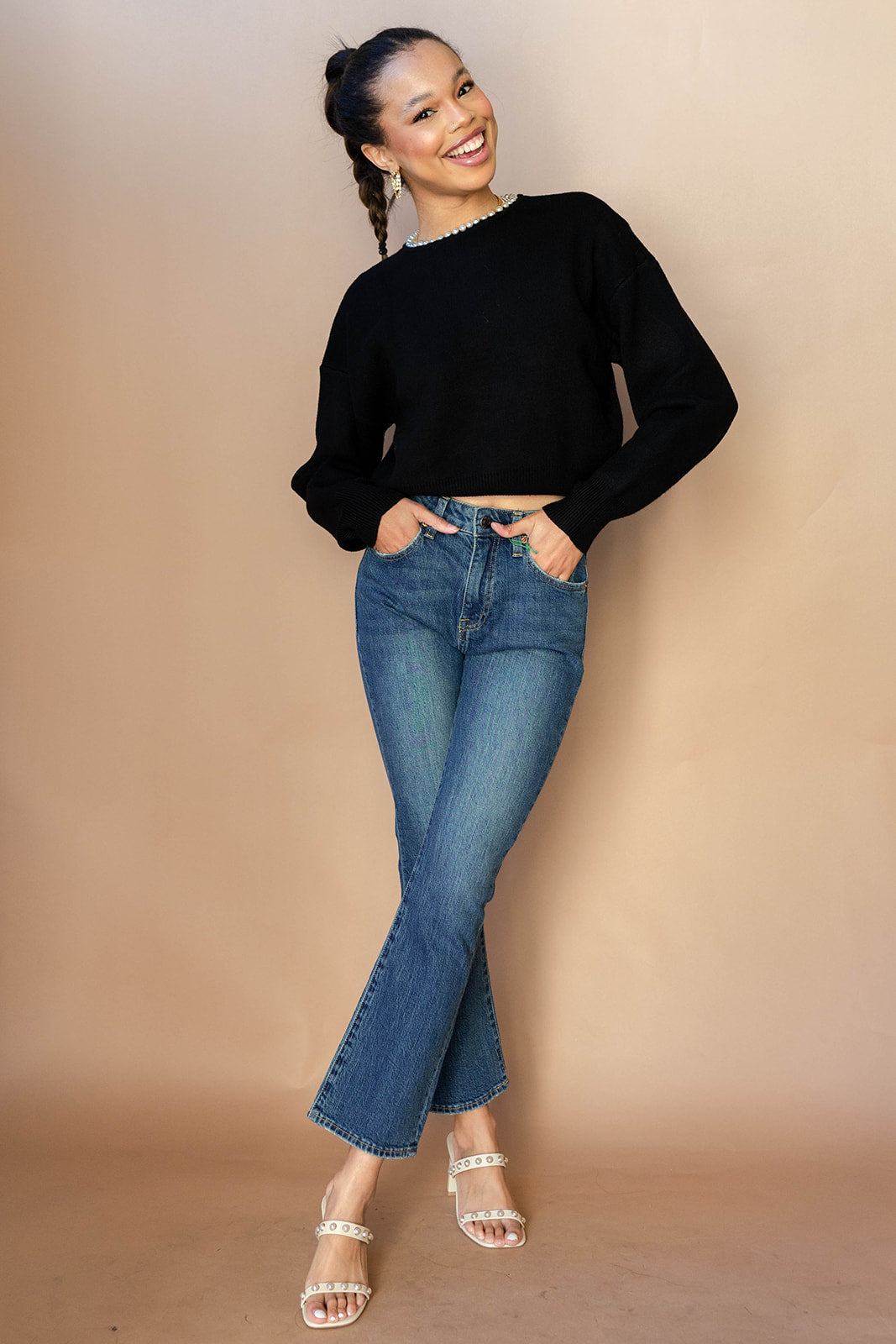 mode, carlota pearl sweater