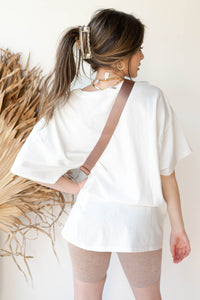 mode, micah oversized tee