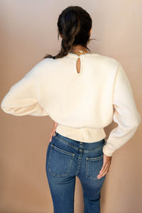 mode, carlota pearl sweater