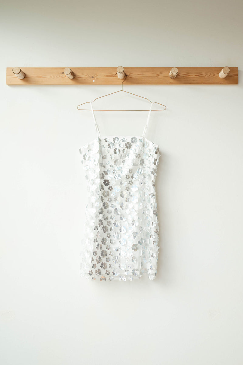 mode, disco party mini dress