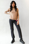 mode, miriam mock neck sweater