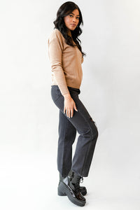 mode, miriam mock neck sweater