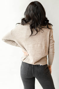 mode, miriam mock neck sweater