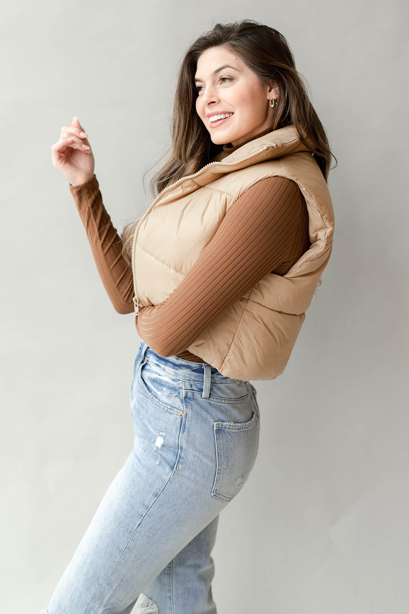 mode, loclynn puffer vest