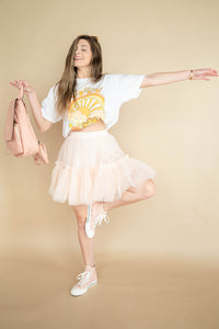 mode, cinderella story tulle skirt