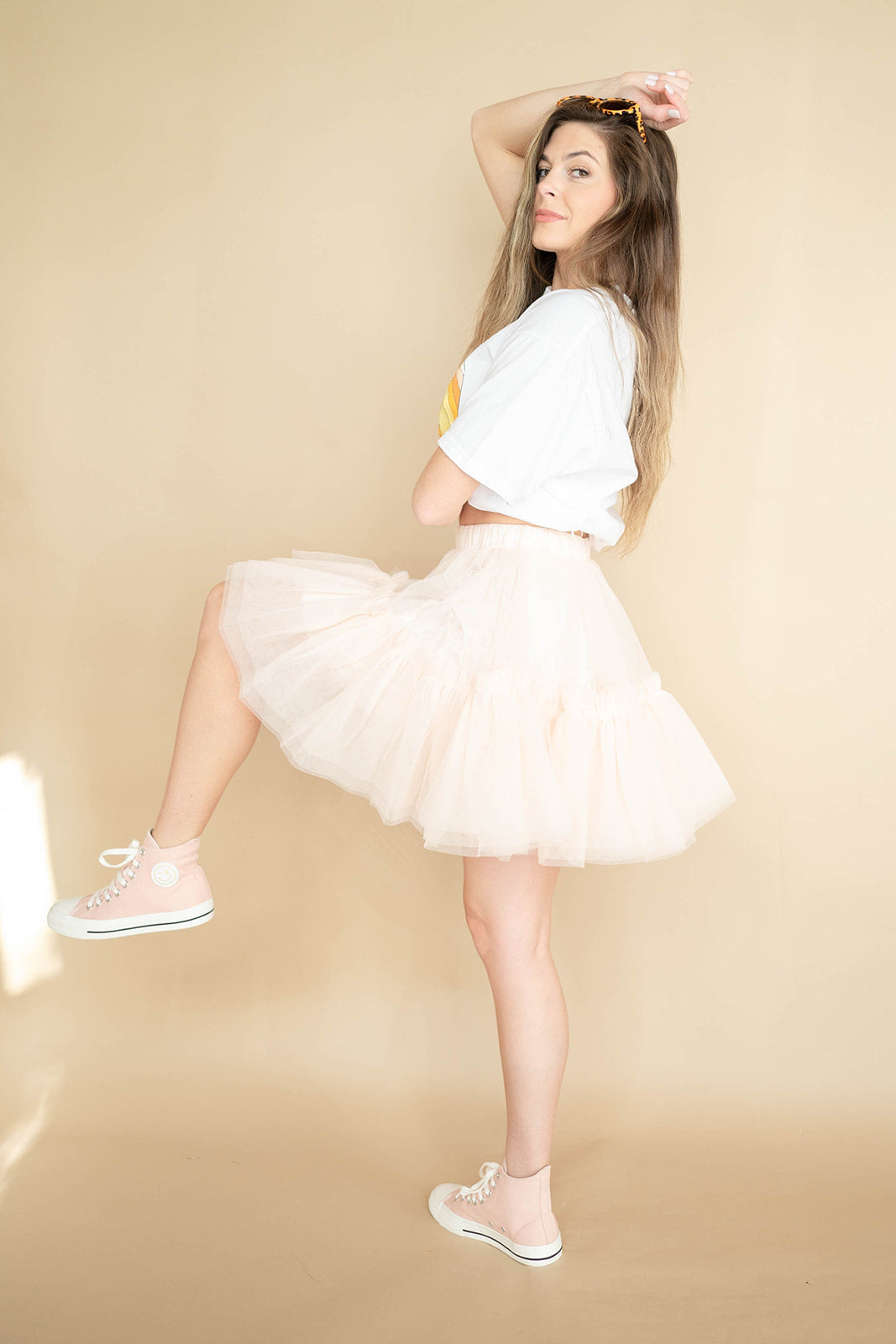 mode, cinderella story tulle skirt