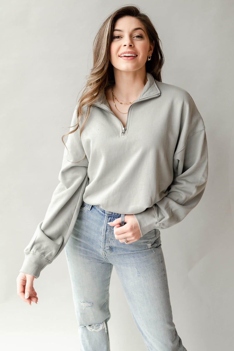 mode, river quarter zip