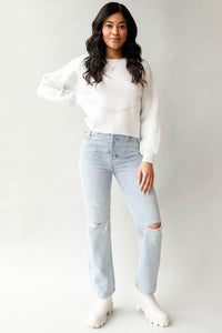 mode, smile please sweater