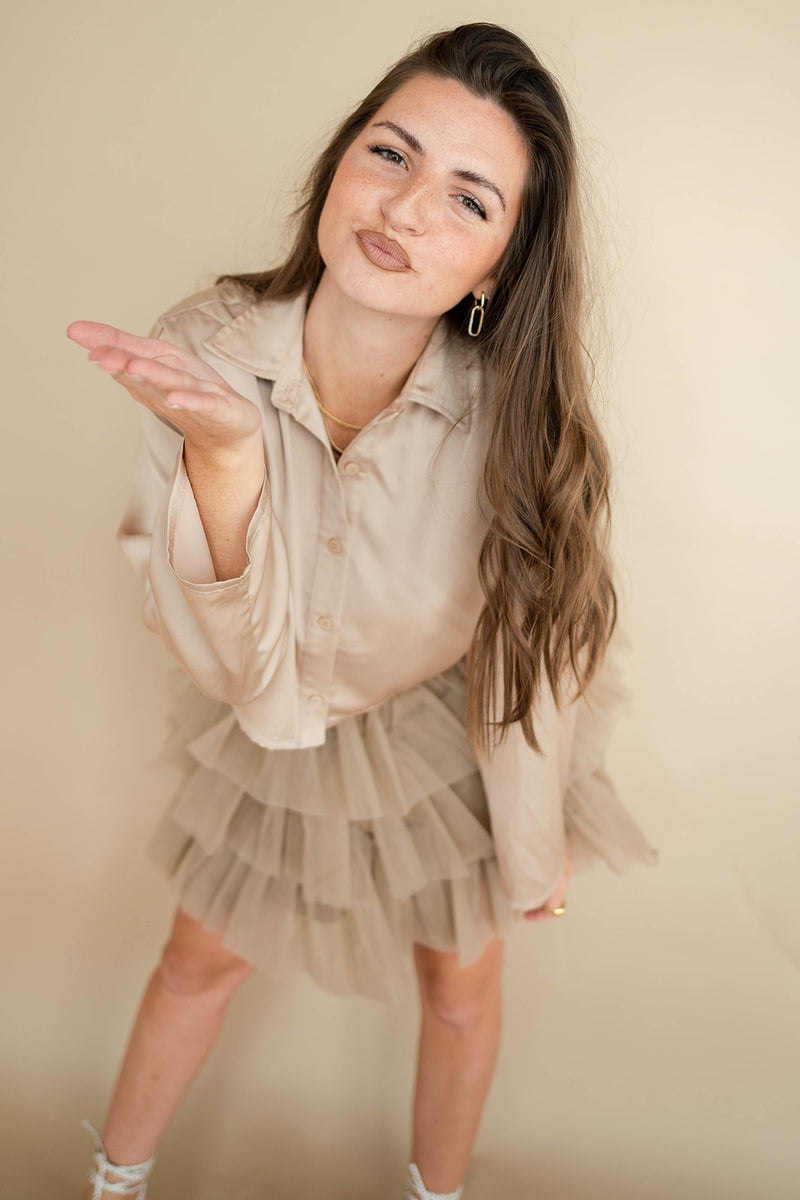 mode, romance tulle skirt