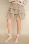 mode, romance tulle skirt