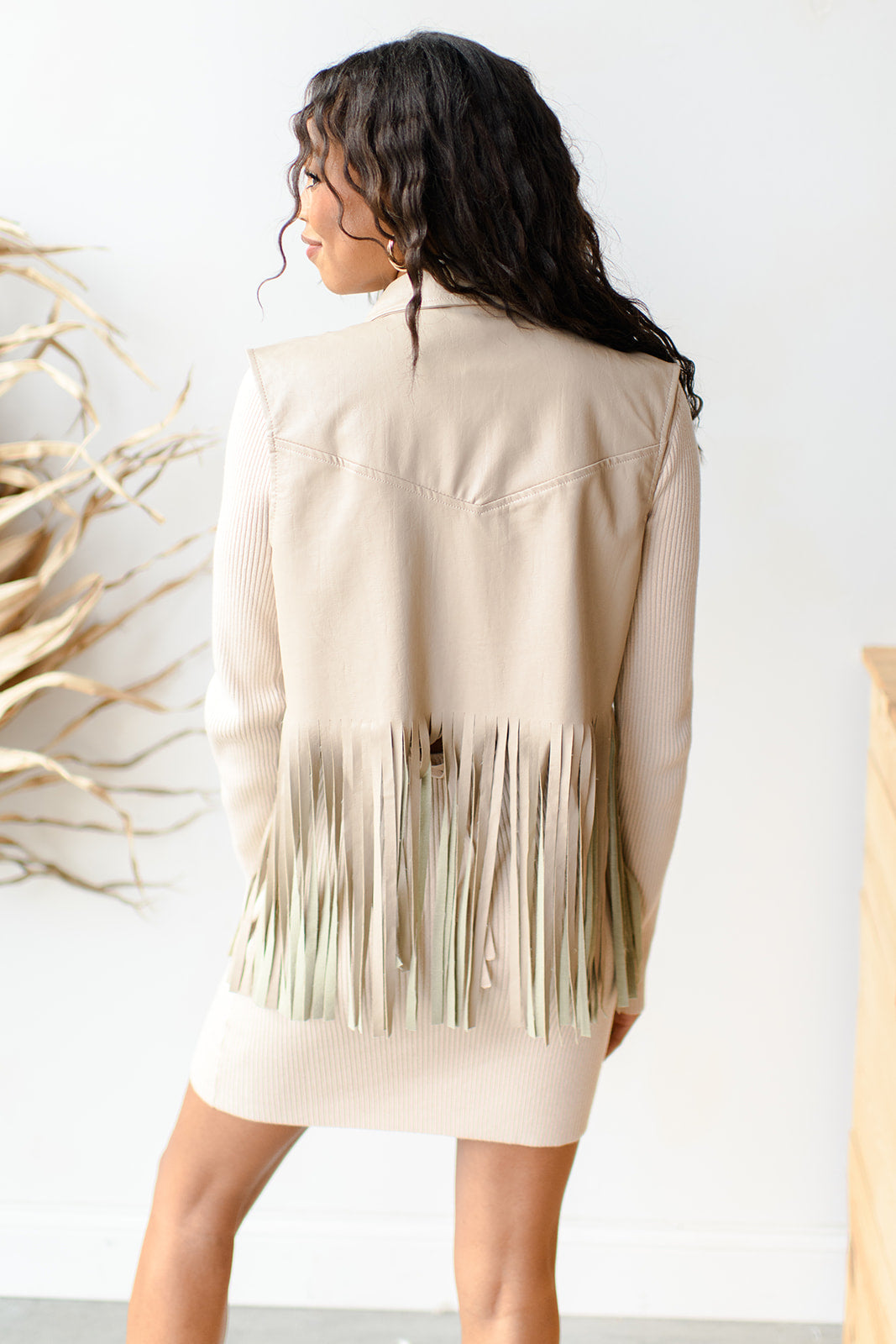 mode, leather-leather land top